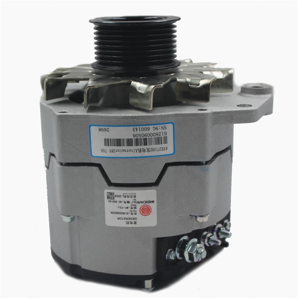 612600090506 ilori WD615 WP10 iinxalenye injini alternator for Weichai Sinotruck Shacman